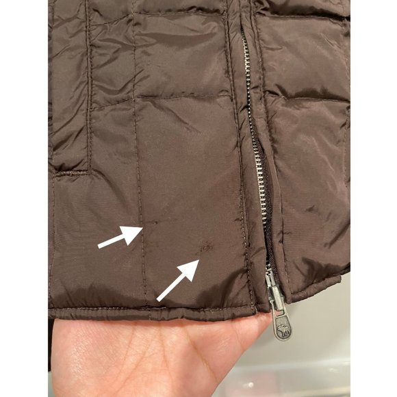 A&F Authentic Vintage Brown Puffer Winter Jacket - Picture 5 of 7